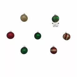 Hot Sale ✔️ Assorted Red, Green & Gold Plastic Round Ornaments by Ashland® ⌛ -Ashland Online Store 10672881 9