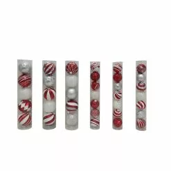 Best deal 😀 Assorted Red & White Plastic Round Ornaments by Ashland® 😉