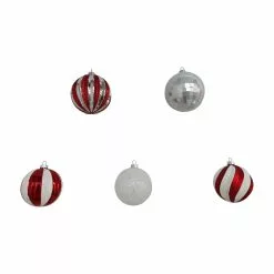 Best deal 😀 Assorted Red & White Plastic Round Ornaments by Ashland® 😉 -Ashland Online Store 10672886 3