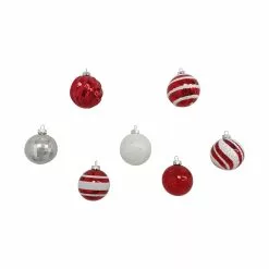 Best deal 😀 Assorted Red & White Plastic Round Ornaments by Ashland® 😉 -Ashland Online Store 10672886 6