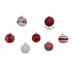 Best deal 😀 Assorted Red & White Plastic Round Ornaments by Ashland® 😉 -Ashland Online Store 10672886 9