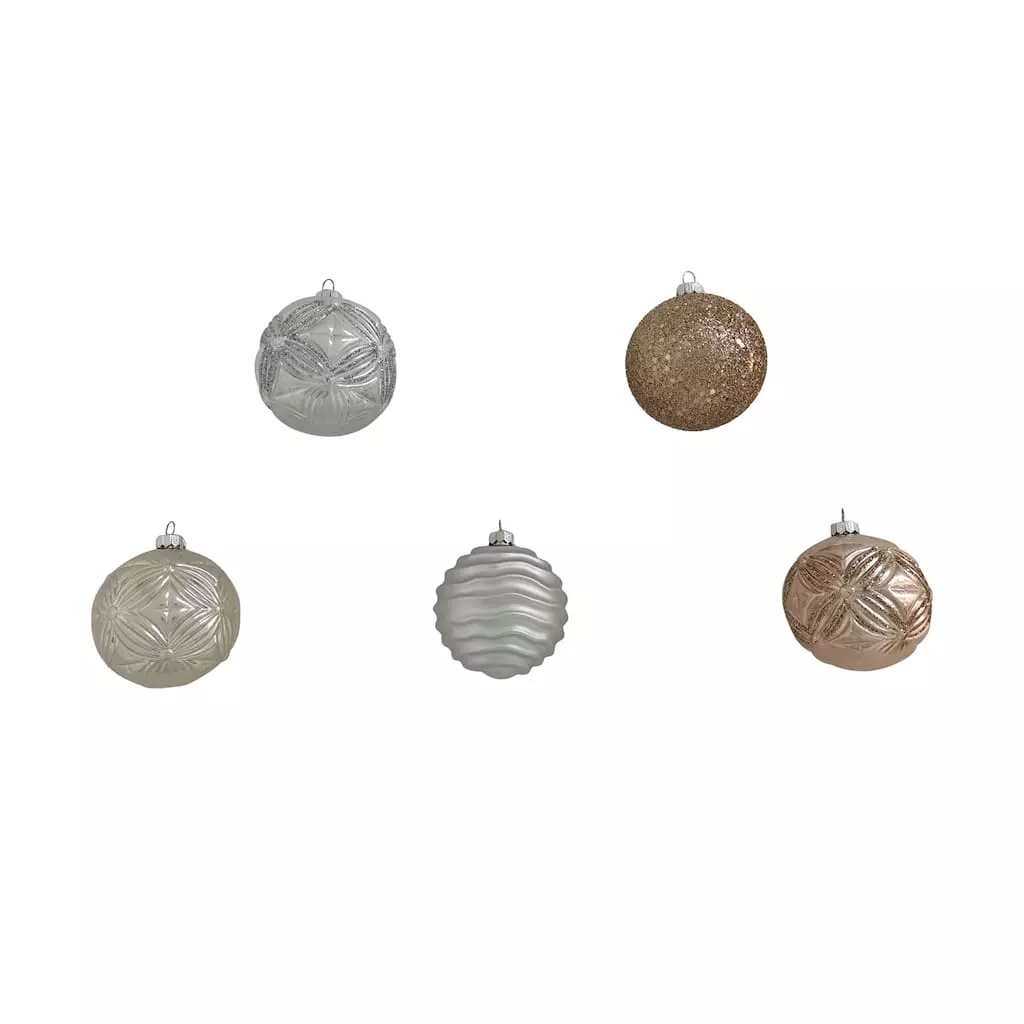 Top 10 ๐ฅ Assorted Silver & White Plastic Round Ornaments by Ashland® โ 4 Top 10 ๐ฅ Assorted Silver & White Plastic Round Ornaments by Ashland® โ - Image 2