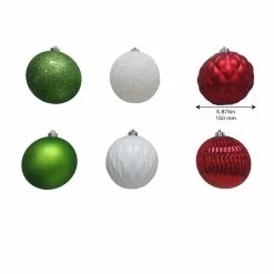 Flash Sale ✔️ 6ct. 6" Classic Shatterproof Ball Ornaments by Ashland® ⌛ -Ashland Online Store 10672898 3