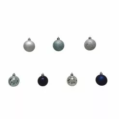Hot Sale 😉 44ct. Silver & Blue Shatterproof Ball Ornaments by Ashland® ⌛ -Ashland Online Store 10672911 3