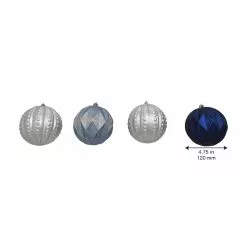 Hot Sale 😉 44ct. Silver & Blue Shatterproof Ball Ornaments by Ashland® ⌛ -Ashland Online Store 10672911 4