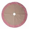 Outlet ✨ 48" Burlap Tree Skirt with Red & White Stripes by Ashland® ⭐ -Ashland Online Store 10672928 1