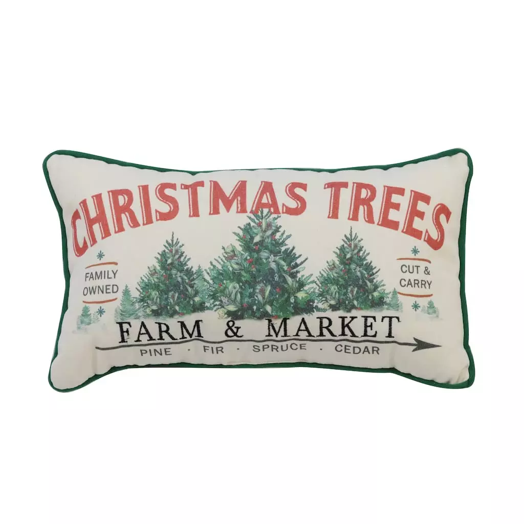 Hot Sale โ๏ธ Christmas Trees Farm & Market Pillow by Ashland® ๐ 3 Hot Sale โ๏ธ Christmas Trees Farm & Market Pillow by Ashland® ๐