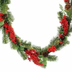 Brand new ✨ 6ft. Red Berry, Pine & Eucalyptus Garland by Ashland® 🌟