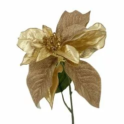 Buy 👍 Metallic Gold Poinsettia Stem by Ashland® ⭐ -Ashland Online Store 10673368 2