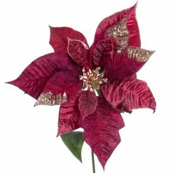 Buy 🔥 Mauve & Gold Poinsettia Stem by Ashland® 😍 -Ashland Online Store 10673447 2