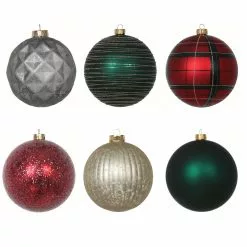 Wholesale ⌛ Assorted 6ct. 4.5" Farmhouse Ball Ornament Set by Ashland® 🔥 -Ashland Online Store 10673664 3
