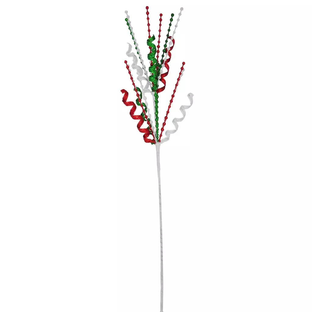 Budget ๐ Red, Green & White Glittered Berry Swirl Spray by Ashland® โจ 3 Budget ๐ Red, Green & White Glittered Berry Swirl Spray by Ashland® โจ