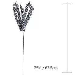 Deals 😉 Black & White Plaid Spiral Stem by Ashland® 😍 -Ashland Online Store 10673919 3
