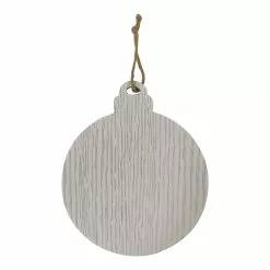 Best deal ⭐ 5" White Round Bulb Ornament by Michaels 😍