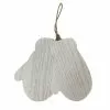 Outlet 🧨 4" White Mittens Ornament by Michaels ⭐