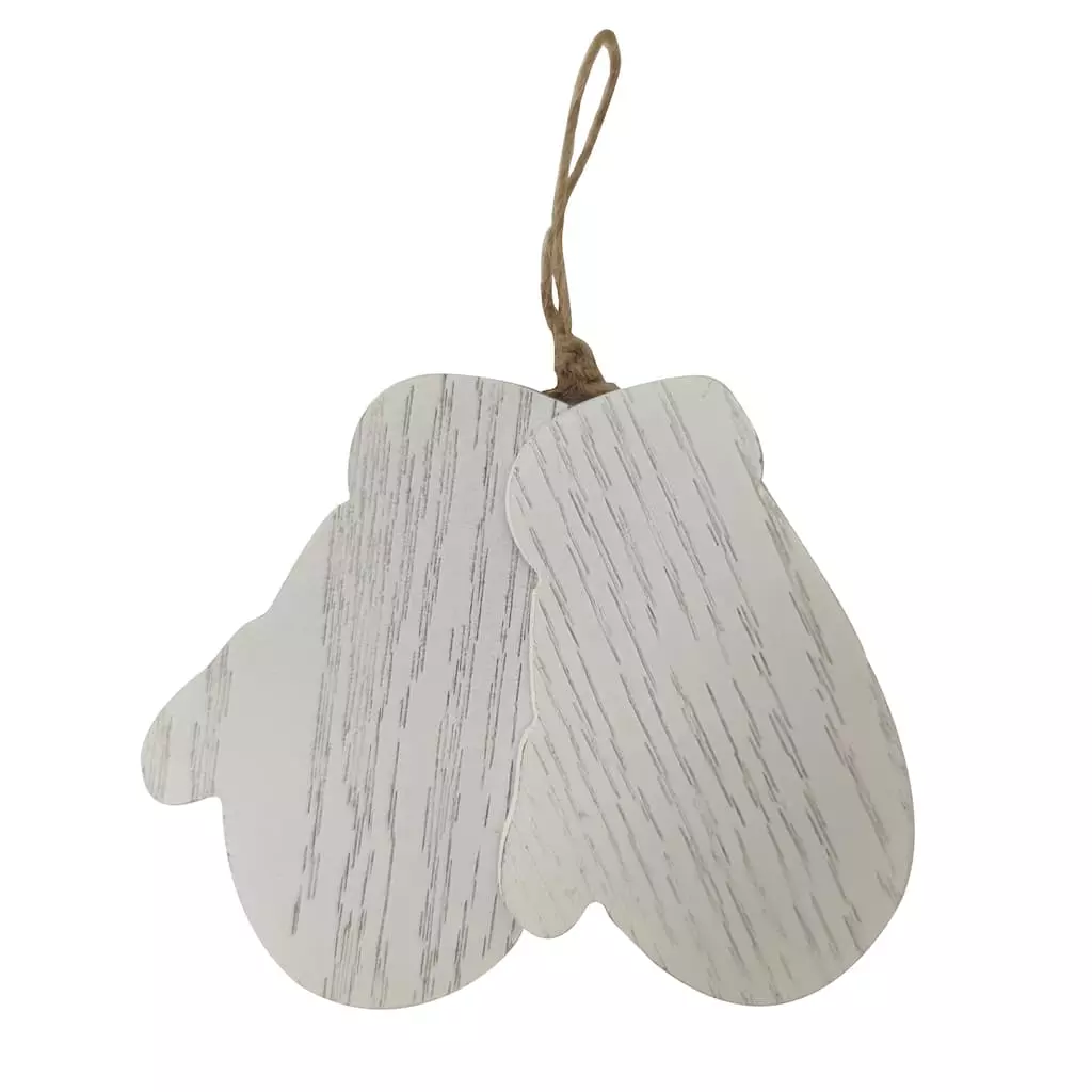 Outlet 🧨 4" White Mittens Ornament by Michaels ⭐ 3 Outlet 🧨 4" White Mittens Ornament by Michaels ⭐
