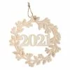 New ❤️ 5" DIY Unfinished Wood 2021 Wreath Ornament by Michaels 🧨 2 New ❤️ 5" DIY Unfinished Wood 2021 Wreath Ornament by Michaels 🧨 -Ashland Online Store 10674414 1
