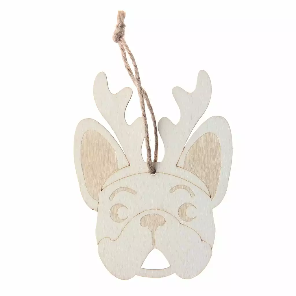 Brand new โจ 4" DIY Unfinished Wood ๐ Dog Ornament by Michaels โ 3 Brand new โจ 4" DIY Unfinished Wood ๐ Dog Ornament by Michaels โ