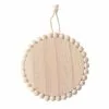 Flash Sale 😉 4" DIY Unfinished Beaded Wood Circle Ornament by Michaels ⭐