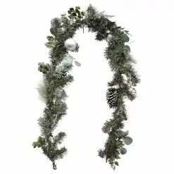 Best deal 🧨 6ft. Silver Ornament Pine Garland by Ashland® ⌛ -Ashland Online Store 10674492 3