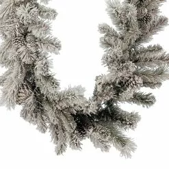 Deals 🧨 6ft. Snow Flocked Balsam Fir Garland by Ashland® ⭐