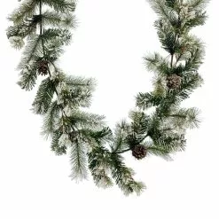 Deals 🔔 6ft. Icy Pine Garland with Pinecones by Ashland® 💯