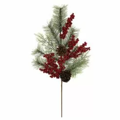Outlet 😍 Berry & Pinecone Cashmere Pine Stem by Ashland® 🎁