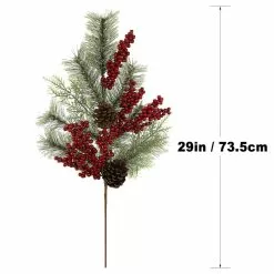 Outlet 😍 Berry & Pinecone Cashmere Pine Stem by Ashland® 🎁 -Ashland Online Store 10674548 3