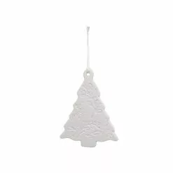 Flash Sale 👏 4" DIY Unfinished Ceramic Textured Tree Ornament by Michaels ✨