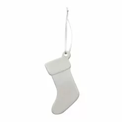 Top 10 👍 4" Ceramic 🔥 Christmas Stocking D.I.Y. Ornament by Michaels ⭐