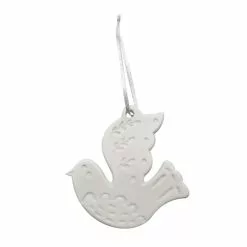 Buy 👏 4" DIY Unfinished Ceramic Dove Ornament by Michaels 😉