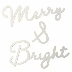 Promo ✔️ Christmas Wood Merry & Bright D.I.Y. Words by Michaels ✨