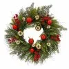 Hot Sale 👍 24" Red & Gold Ornament, Mixed Pine & Berry Wreath by Ashland® ⭐ -Ashland Online Store 10674829 1