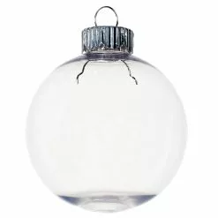 Top 10 ⭐ Christmas 4ct. 3.5" Clear Glass Ball Ornaments by Michaels ❤️