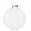 Discount ⌛ Christmas 3ct. 4" Clear Glass Disc Ornaments by Michaels ⭐