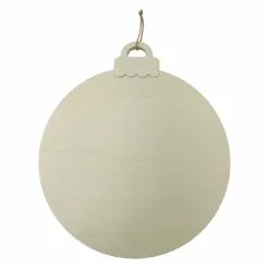 Best deal 🥰 Christmas 18" Wood Round Ornament Wall Plaque by Michaels ✔️