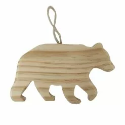 New 🔔 5" Unfinished Wood Bear Ornament by Michaels 🔥