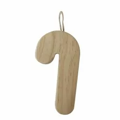 Best deal ⌛ 4.5" Unfinished Wood Candy Cane Ornament by Michaels 👏