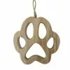 Deals 🧨 4" Unfinished Wood Paw Print Ornament by Michaels 💯