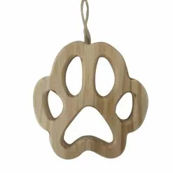 Deals 🧨 4" Unfinished Wood Paw Print Ornament by Michaels 💯