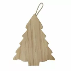 Coupon 🛒 4.5" Unfinished Wood Pine Tree Ornament by Michaels 🛒