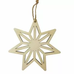 Outlet ⌛ 4.5" Unfinished Wooden Starburst Ornament by Michaels ⭐