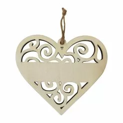 Hot Sale ✨ 4.5" Unfinished Wooden Heart Plaque Ornament by Michaels 🧨