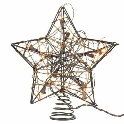 Promo ✔️ 11" Lighted Grapevine Star Tree Topper by Ashland® 🌟 -Ashland Online Store 10675036 2