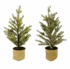 New 🌟 24" Pinecone Tree in Natural Basket by Ashland® ⭐