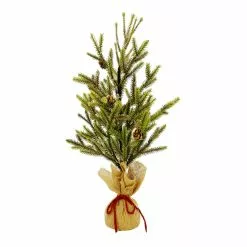 Brand new 🔔 24" Pine Tree with Pinecones in Burlap Bag by Ashland® 🌟