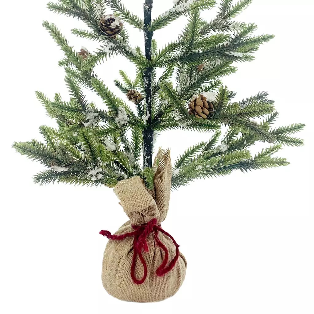 Discount ๐ 24" Pine Tree with Pinecones & Snow in Burlap Bag by Ashland® โจ 5 Discount ๐ 24" Pine Tree with Pinecones & Snow in Burlap Bag by Ashland® โจ - Image 3