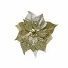 Deals 🤩 Gold Glitter Poinsettia Clip by Ashland® 🎁