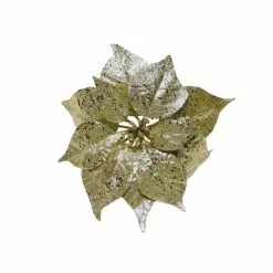 Deals 🤩 Gold Glitter Poinsettia Clip by Ashland® 🎁