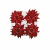 Best deal ❤️ Red Glitter Poinsettia Flowers, 4ct. by Ashland® ⭐ -Ashland Online Store 10675755 1
